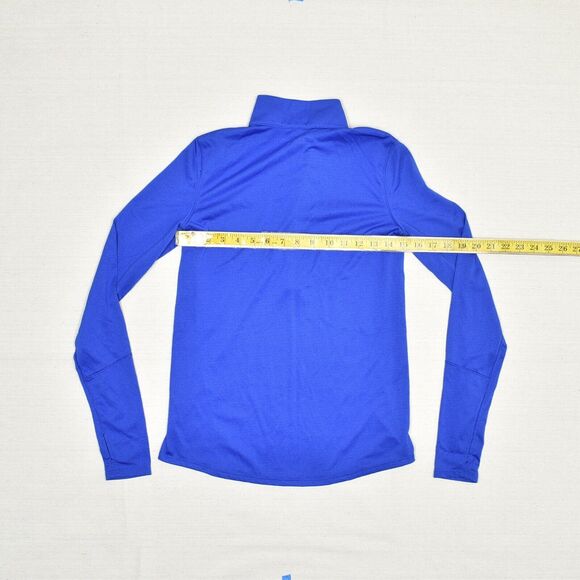 Under Armour Women Polyester Blue Size XS 1/4 Zip Pullover Sweatshirt Loose Heat - Picture 4 of 8